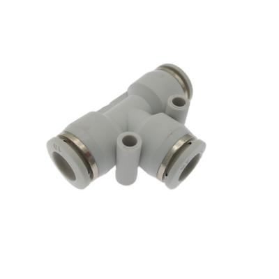 China Hotels Plastic Air Duct Fittings Plastic Pneumatic Parts PE4/6/8/10/12 for sale