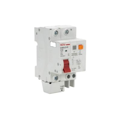 China Factory Sell Well New Type Exb3le-63 Din Rail Leakage Circuit Breaker With Over Current Protection for sale