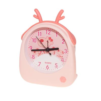 China Minimalist T120 Fancy Desc Desk Mechanism With Hands Kids Boys Girls And Boys Watches For Kids Home Alarm Clock for sale