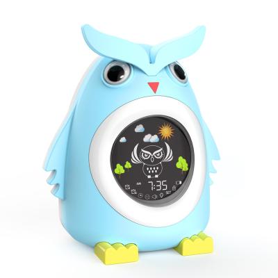 China K707 Minimalist Penguin Cartoon Character Baby Learning Hand For Boy Girl Children Wake Up Children Sleep Trainer for sale