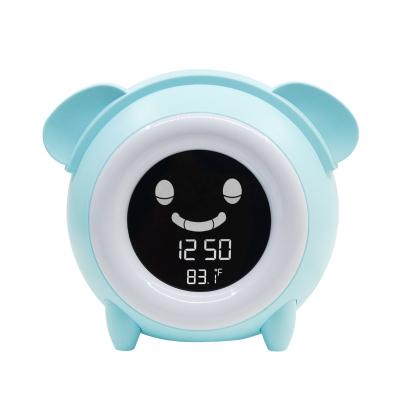 China Class 2022 Cute Train Animal Baby Alarm Tables K704 Digital Pendulum For Kid Boy Girl Children Teen Sleep Trainer for sale