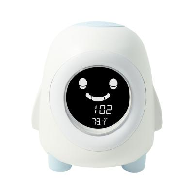 China K702 Calendars Penguin Desktop Kid Table Baby Training Cute Digital Alarm Clock For Children Sleep Trainer Kids for sale