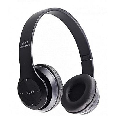 China BH47 Factory Cheap Headband Disco Earbuds Silent On-ear Stereo And Cable Over Ear TV For Android P47 Wireless Headphones for sale