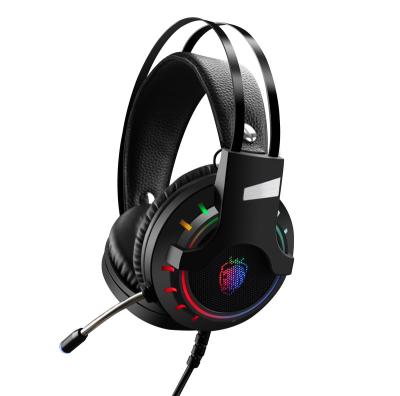 China High Quality HG8 Headband Earphone Gaming Headphone Surround - Sound RGB LED Light Gaming Headset For PC Computer for sale