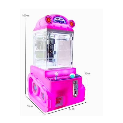 China 2022 Metal+Plastic Coin Operated Games Toy Crane MachineJoystick Mini Family Expenses For Kids Children in Guangzhou for sale