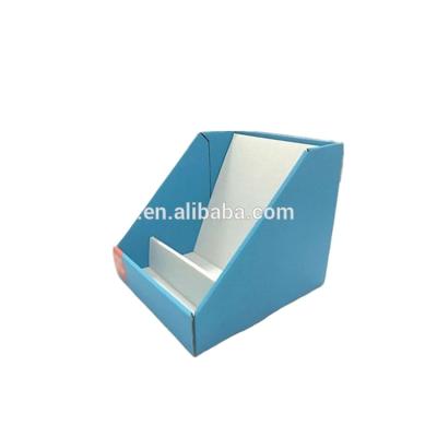 China Customers Factory Price Hot Selling Free Design Attracting Customized Supermarket Store Counter Size Recycled Exquisite Printing Paper Display Box for sale