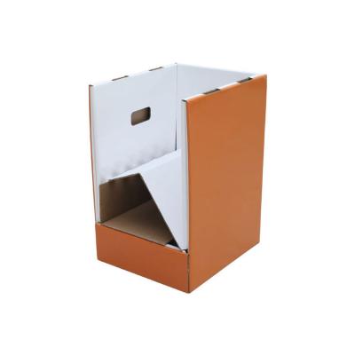 China Recyclable Custom Size Advertising Pop Corrugated Cardboard Tray PDQ Display Box for sale