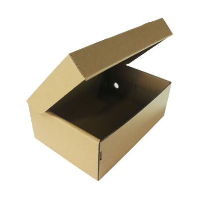 China Custom New Materials Size Quality Recycled Product Packaging Courier Corrugated Cardboard Paper Exquisite Printed Shoe Box for sale