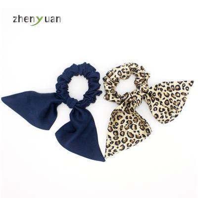 China Vintage 2 Piece Hair Ribbon and Scrunchies Mulberry 100% Silk Hair Ties for Ponytail for sale