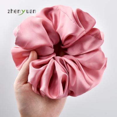 China Fashion China Price Great Price 100% Mulberry Silk Hair Scrunchies Mulberry Silk Hair Ties Scrunchies For Frizz Prevention for sale