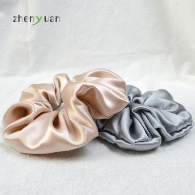 China Fashion Oversized Silk Scrunchies Women Mulberry 100% Silk Scrunchies 6a XXL Hair Wraps 100% Silk Scrunchies for sale