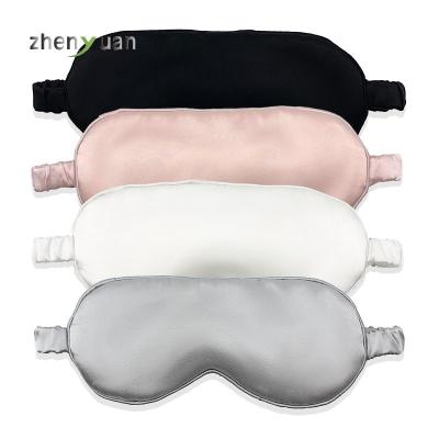 China OEM/ODM 19mm Pure Adult Anti-Wrinkle Face Masks Mulberry Super Soft 100% Sleep For Night Black 3d Sleeping Silk Eye Mask for sale