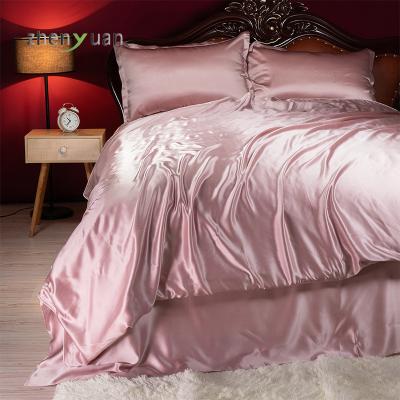 China Wholesale 4pcs Size Nondisposable Custom Mulberry Silk 100% Mulberry Silk 19/22/25 Mm Bedding Set Luxury Bed Set for sale