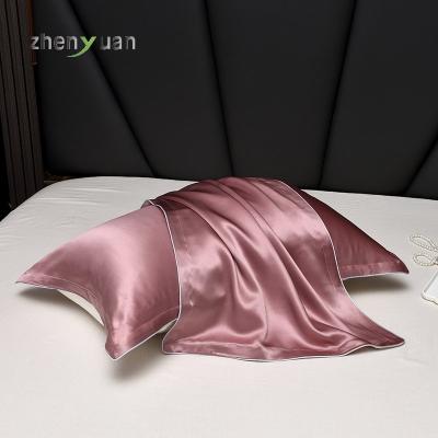 China Wholesale 100% Silk Pillowcase Anti-Static Charmeuse Pillowcase 22mm Organic Pillowcases for sale