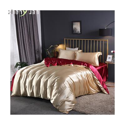 China Hot Sale 100 Silk Bedding Set Real Home Textiles Nondisposable chines silk bedding sets 100% silk seamless for sale