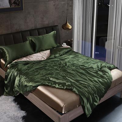 China Nondisposable Full Queen Size 100% Factory Price Bedding Sets Bamboo Silk Seamless Bamboo Silk Bedding Set for sale