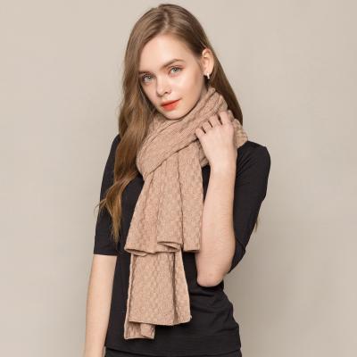 China Manufacturers Winter Solid Color Cashmere Scarf Shawl 85% Mulberry Recycled Silk Scarves for sale