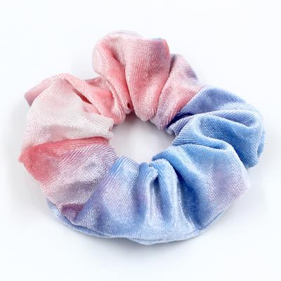 China Fashion Hair Factory Velvet Hair Tie Scrunchies Shapes Women Big Size Hair Rubber Bands Ponytail Holder Scrunchies for sale