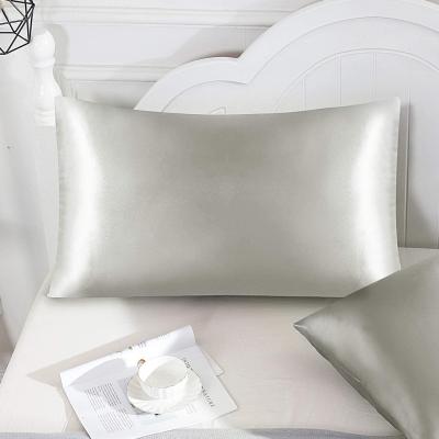 China Anti-static satin silk pillow cases for hair and skin tencel luxury skinny silk pillow case for sale