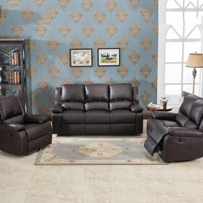 China Sectional Sofa Acrofine Leather PU Sofa 3+2+1reclining Functional Sofa for sale