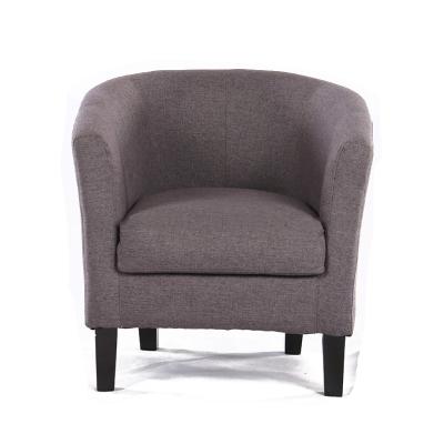 China ARMCHAIR Club Tub Chair with Linen Style Fabric for sale