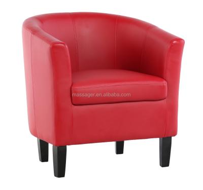 China Economic Leisure Chair Acrofine PU Leather Tub Chair Small Chair Size for sale