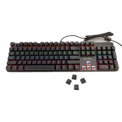 China Anti-ghosting Game Teclado Standard Gamer Peq Wholesale Cable Spanish Mechanical Keyboard for sale