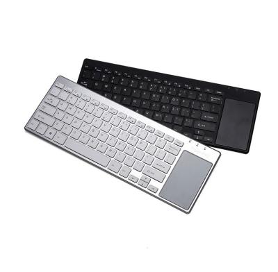 China Wireless OEM Ultra Slim 2.4G Wireless Keyboard With Built-in Touchpad 78Keys BT Wireless Keyboard For mac/pc/ipad for sale