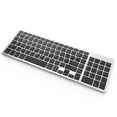 China BT Wireless Ultra-thin Keyboard Normal Charging Wireless Keyboard with Numeric Key for Smartphone Laptop Computer for sale