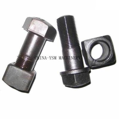 China Available bolt and nut of standard size segment of swamp and non-swamp dozer for Track Shoe excavator for sale