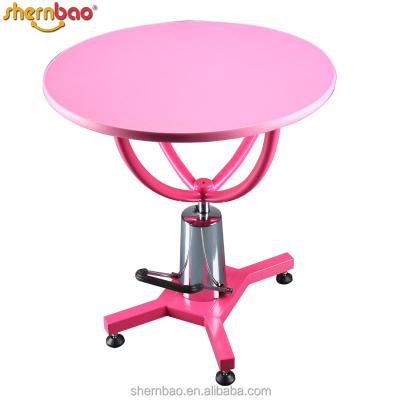 China Shernbao FT-805 Sustainable Waterproof Hydraulic Table For Dog Grooming Round Dog Grooming Table for sale