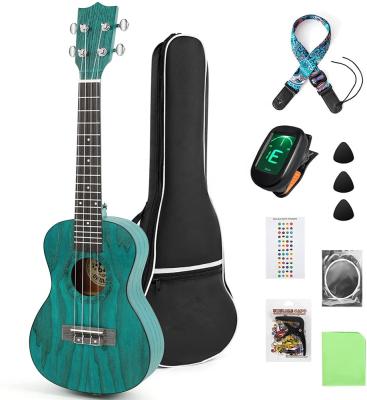 China Painted Ukulele 23 Inch Concert Ukulele For Adult Beginner, Kid's Package Hawaii Mini Guitar Tuner Electric Guitar Painted Popular Ukulele Ukulele for sale