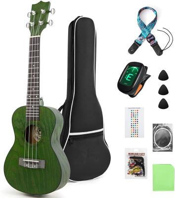 China Painted Ukulele 23 Inch Concert Ukulele For Adult Beginner, Kids Package Hawaii Mini Guitar With Gig Bag String Pick Ukelele Tuner for sale