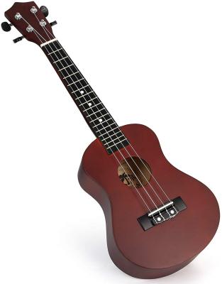 China Painted Ukulele Concert Ukulele 23 Inch, For Adult Beginner, Kid Ukelele Bundle, Hawaii Mini Guitar, With Gig Bag, String Tunerable Selection for sale