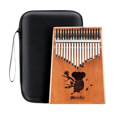 China 17 Finger Piano Kalimba Keys 17 Keys 17 Finger Adult Kids Mbira Instrument Bear Shaped Transparent (KOALA) for sale