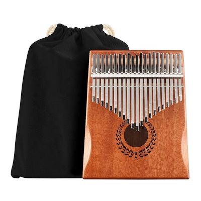 China 21 Keys 21 Keys Kalimba Thumb Finger Piano Master Mbira Adult Children Kids Mahogany Bear Shaped Transparent (NATURAL) for sale