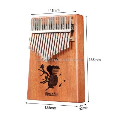 China 17 Finger Piano Kalimba Keys 17 Keys 17 Finger Adult Kids Mbira Instrument Bear Shaped Transparent (KOALA) for sale