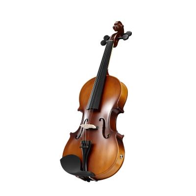 China Student Violin Wholesale Good Quality Wooden Beginner Spruce Electric Violin Starter Advancement Solid Kit With Black Case Bow Rosin Shoulder Rest for sale