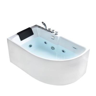 China Eco-friendly Material Modern Acrylic Freestanding Whirlpool Massage Bathtub for sale