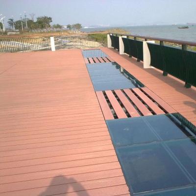 China New Type Modern Outdoor Wpc Wood Flooring for sale