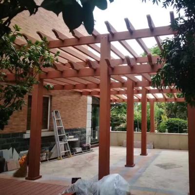 China 2020 new easily assembled type WPC anti termite garden pergola for sale