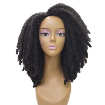 China Marley Braids Crochet Hair New Arrivals Wholesale Synthetic Braided Wigs For Curly Crochet Hair Marley Cuban Lace Color Women Afro Curl Soft Twist Wig for sale