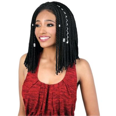 China Handmade Lace Front Wig Lace Braided Wigs Cornrow Futura HD Short Lace Front Wig Synthetic Wholesale Sellers Braided Knotless New Arrivals For Black Women for sale