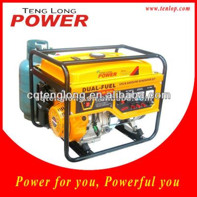 China Dual Fuel Gasoline Inverter Generator 4L~26L for sale