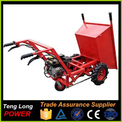 China Convenient Plant Hand Push Dump Trolley / Mini Dumper for sale