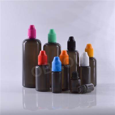 China Wholesale Hot Selling Black e Liquid Medicine Squeeze Dropper Plastic Bottles 5ml 10ml 15ml 30ml 50ml for sale