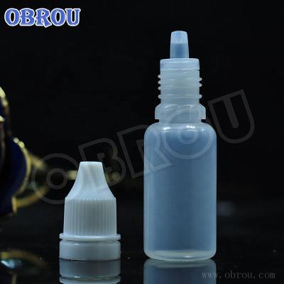 China Fast Shipping Plastic Medicine 10ml 20ml 30ml PE Eye Dropper Bottle With Tamper Evident Cap for sale