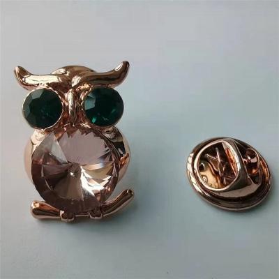 China ALLOY fashion flower rhinestone small size brooch for animal brooch pin small brooch Pin For Women variety of choice buttons for sale