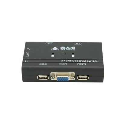 China Hot Plug 3 Port USB KVM Switch VGA/SVGA Manual Splitter Box Video VGA Changer for sale