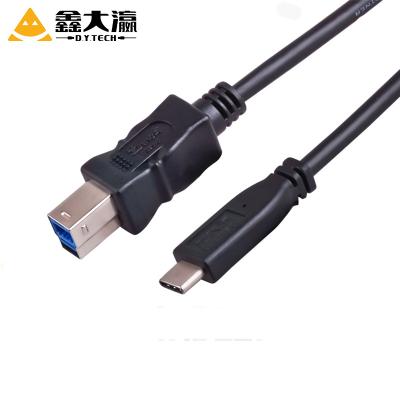 China Type-C Computer Printer Premium Quality USB 3.0 Male Print Cable Type C To Type B Male Double Shielded USB 3.0 Printer Cable for sale